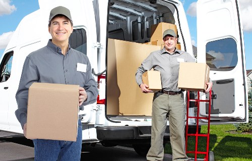 Preparing boxes and furniture for removals in Belvedere
